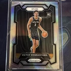 🔥 2023 PANINI PRIZM VICTOR WEMBANYAMA #136 SILVER PRIZM ROOKIE RC CARD 🔥