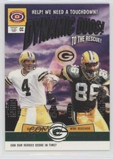 2001 Pacific Dynagon Missing Serial Number Brett Favre Antonio Freeman HOF 0q3