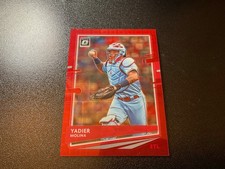 2020 Panini Donruss Optic Red Pandora Prizm 73/79 Yadier Molina #102 Cardinals