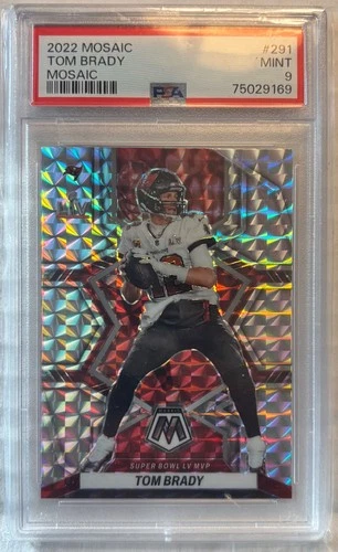 2022 PANINI MOSAIC TOM BRADY MOSAIC PSA MINT 9!