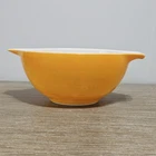 Vintage Pyrex Yellow Sunflower Daisy #442 Cinderella Nesting Mixing Bowl 1 1/2qt