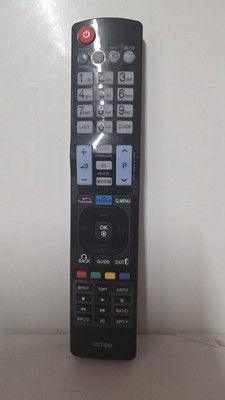 FERNBEDIENUNG FÜR LG TV LCD PLASMA LED - 3D TASTE - OHNE SETUP UCT-041