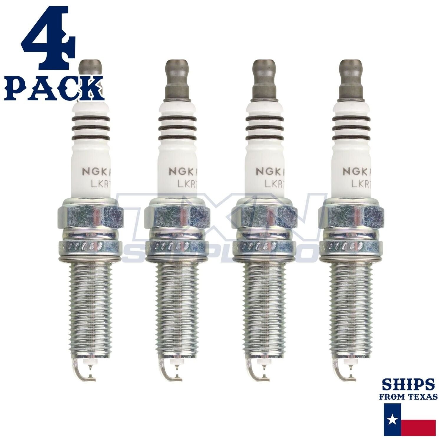 4 Pack NGK Ruthenium HX Spark Plugs 2014-2015 for Acura ILX L4 2.4L