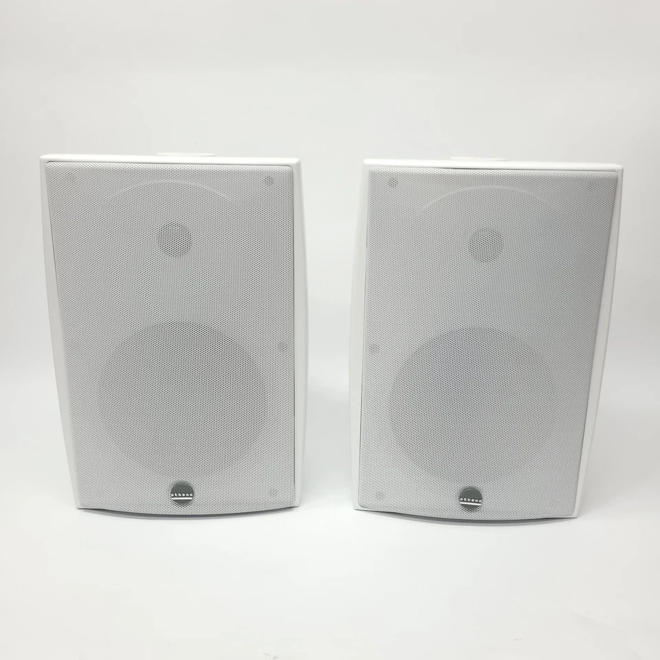 Altavoces exteriores Athena AS-06W de 2 vías para todo clima blancos de 2 vías, 125 vatios 8 ohmios Foto 3 de 4