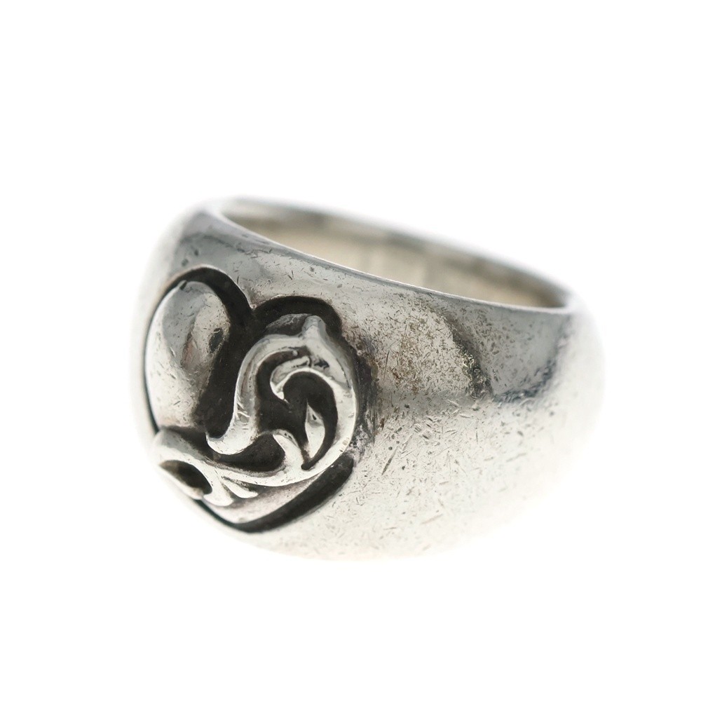 Chrome Hearts Heart Locket BCA278 Ring Sterling US#4-1/2 P0051714