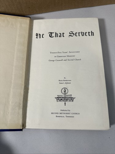 Er, der George Creswell dient Zweite Methodistische Kirche Knoxville Tennessee Buch - Bild 3 von 11