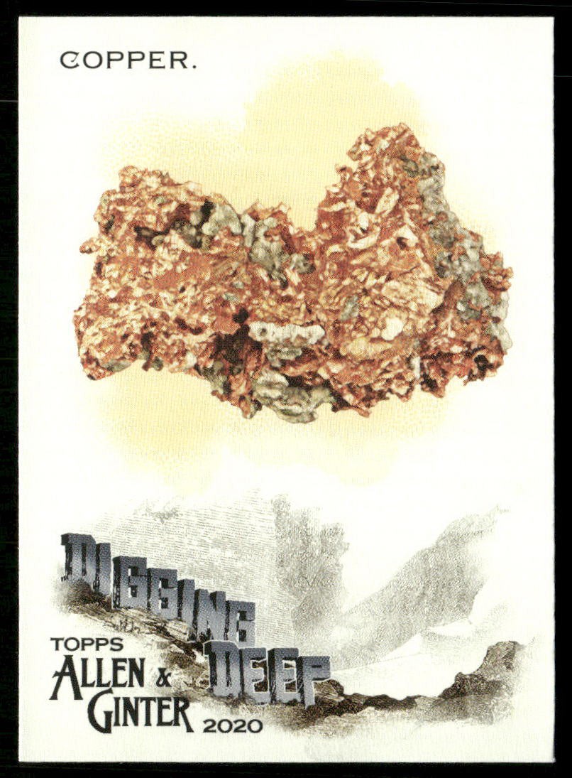 2020 Topps Allen & Ginter #DD-20 Copper Digging Deep