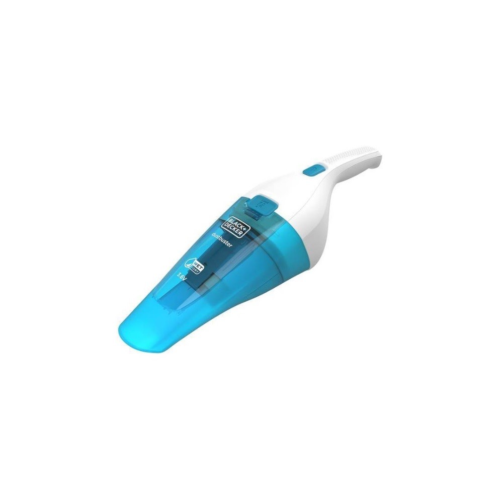 L'aspirateur à main Black+Decker WDC115WA nettoie l'eau renversée et la poussière