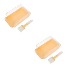 2-teiliges Butterdosen-Set mit Deckel und Ausstecher: