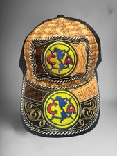 Gorra Cachucha Gorra Charra Artesanal Vaquera Águilas Del America Western Trucker