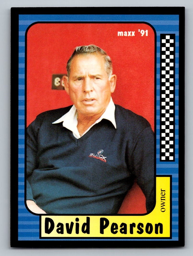 1991 Maxx #169 DAVID PEARSON NM