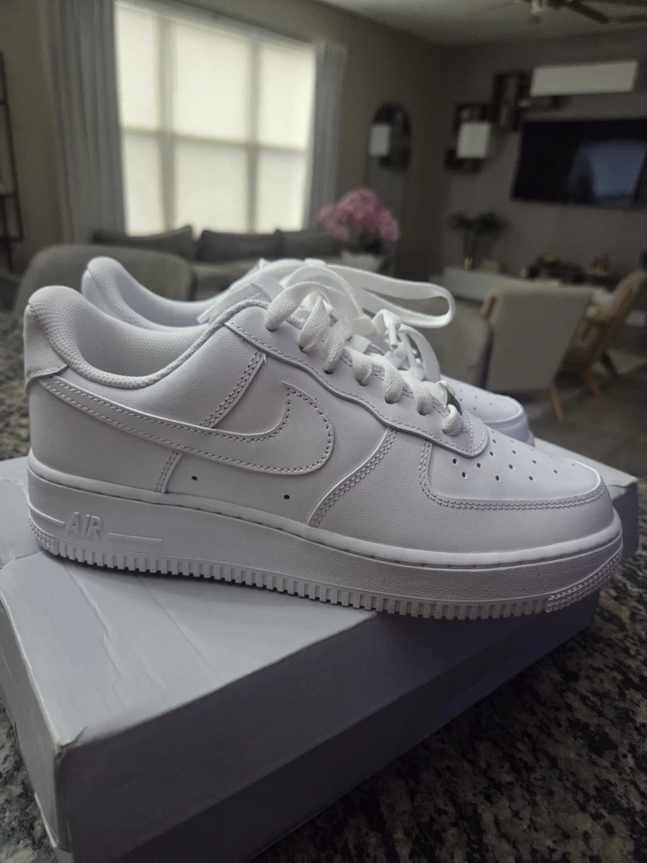 Nike Air Force 1 '07 Zapatillas bajas "Triple Blanco" Talla 8 Foto 3 de 4