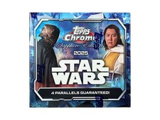 2025 Topps Star Wars Chrome Sapphire Edition Hobby Box