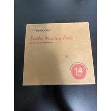 14-Pack Reusable Nursing Pads-WHITE-size L-New-Q
