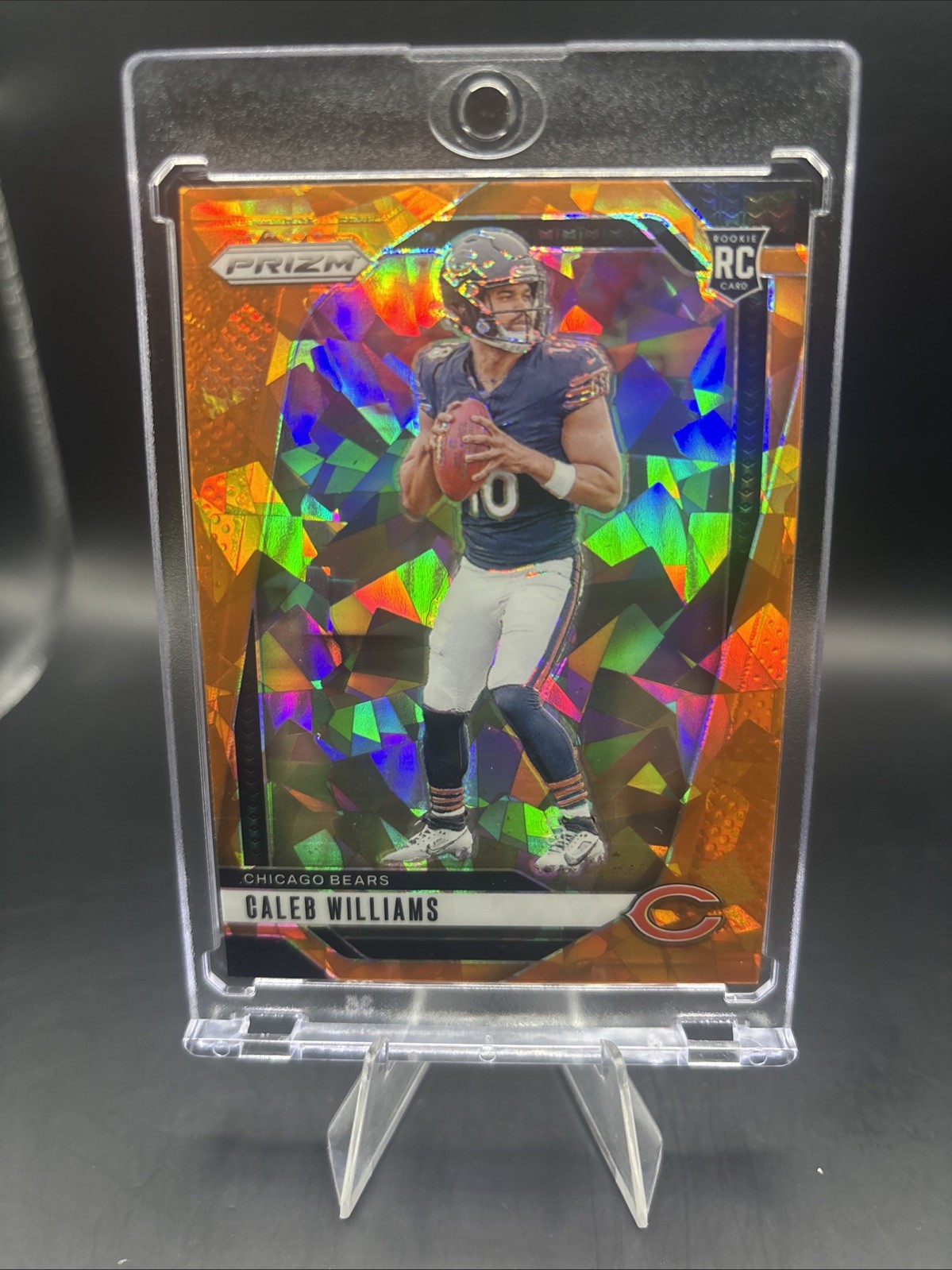 2024 Panini Prizm - Rookies Caleb Williams #301 Orange Ice Prizm (RC)