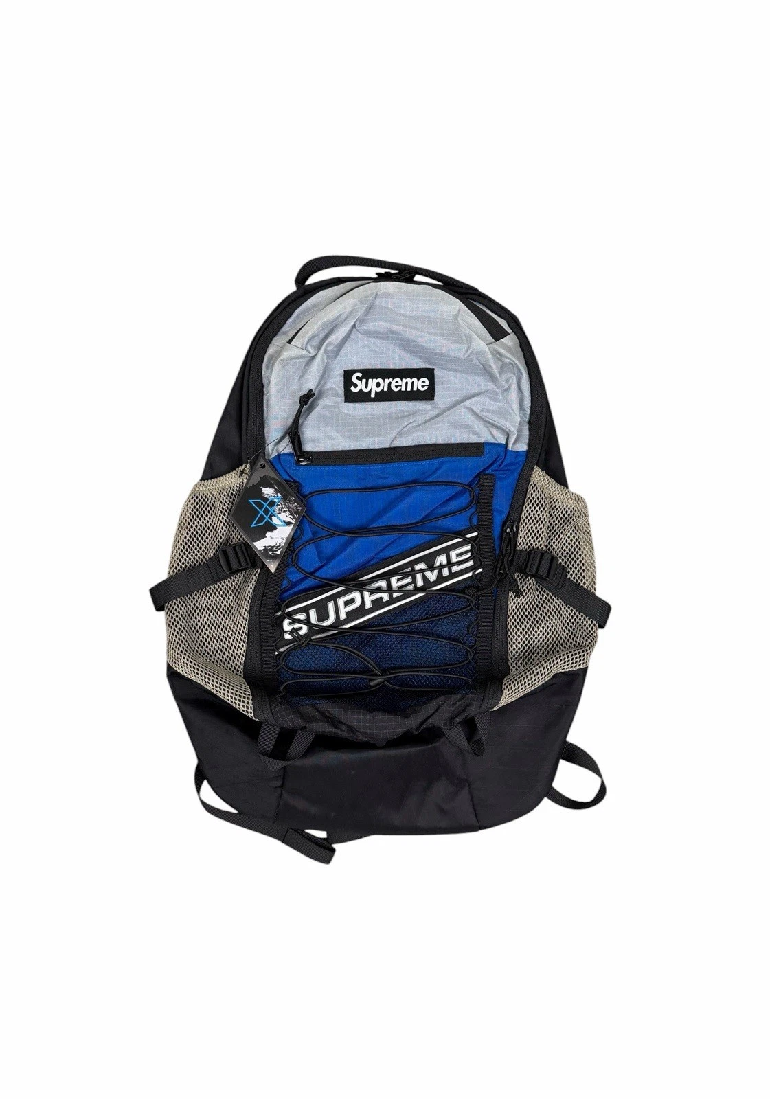 Supreme FW23 3D Logo Backpack Blue Box Logo Authentic NEW