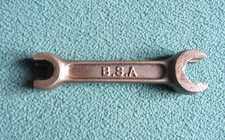 Vintage B.S.A. Multi Spanner.  Old Tool.