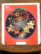 "MOVIE MOVIE" VINTAGE CED SELECTAVISION MOVIE LASER DISC VHS CULT CLASSIC