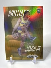 2024 Panini Prizm Deca Bronny James Brilliance Gold RC /10