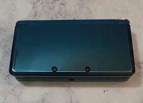 Nintendo 3DS System in box - Aqua Blue, Charger US Model - Tested