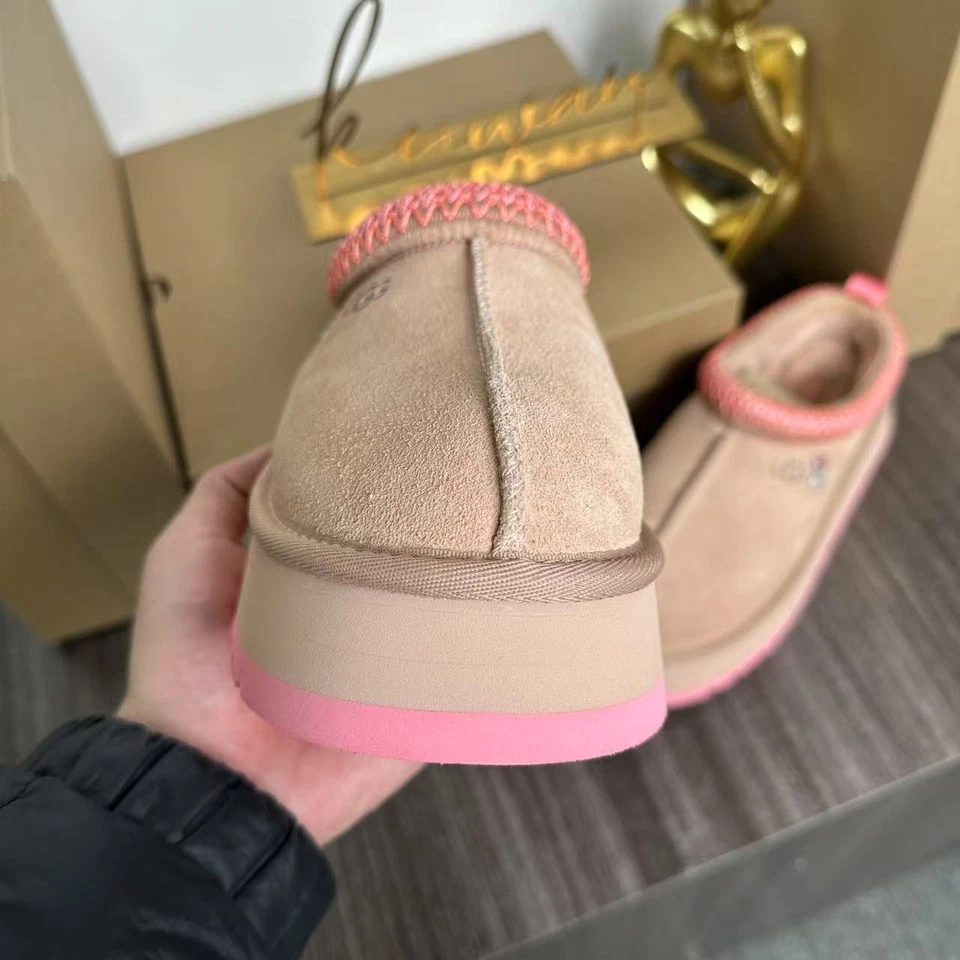 Zapatilla UGG Tasman para mujer y hombre gamuza superior rosa castaño Foto 3 de 4