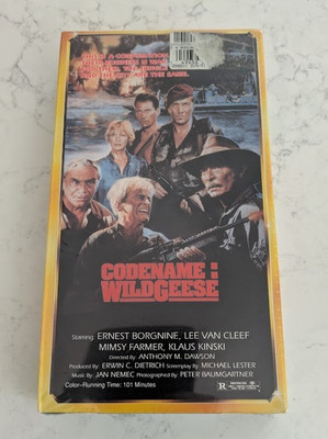 Codename: Wildgeese (VHS, 1995)  BRAND NEW / SEALED