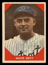 1960 Fleer Baseball Greats #69 Waite Hoyt