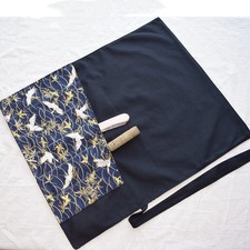 6 Pocket Japanese Chef's Knife Roll Bag Canvas Knife Storage Carry Case Wallet