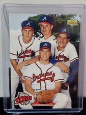 1993 Upper Deck - Greg Maddux, Tom Glavine, John Smoltz Steve Avery #472 Hologra