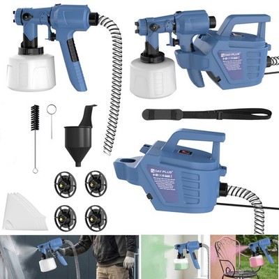 Farbsprühsystem Elektrische Farbspritzpistole Lackierpistole Mit 4 düse 4 Muster