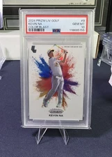 2024 Prizm LIV Golf Kevin Na SSP Colorblast PSA GEM MT 10 - IRON HEADS GC