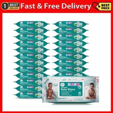 Scented Baby Wipes Packs in Bulk, 1920 Count 24 Packs X 80 Wipes , Extra Soft,