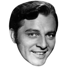 Richard Burton (BW) Celebrity Mask, Flat Card Face, Fancy Dress Mask