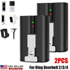 2 Pack Ring V4 Battery For Ring Camera Doorbell Solar Floodligh 2/3/4/ US NEW