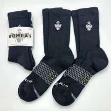 BOMBAS 3 pairs Men's All-Purpose Performance Calf Socks Running Hex Tec Size L