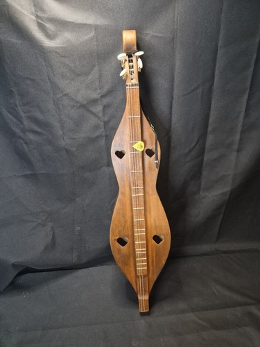 Vintage Wooden Appalachian Style Dulcimer , Heart-Shaped Sound holes Very Nice