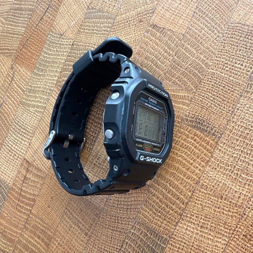 Casio G-Shock DW-5600E Fox Fire Used Good Condition Digital Watch