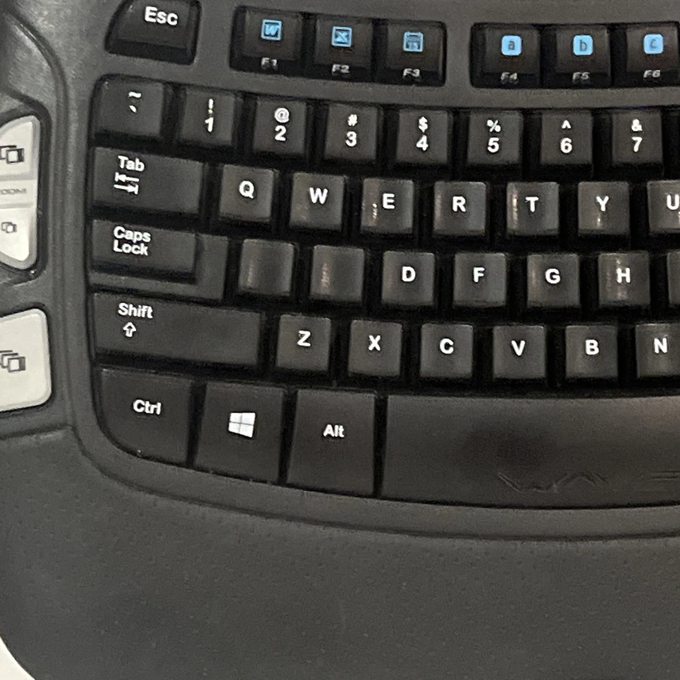 Logitech K350 Wireless Keyboard Comfort Wave Ergonomic No Unifying Receiver - Image 3 of 4