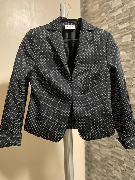 Women Akris Blazer White Polyester 36 / S / 44