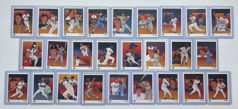 1989 Upper Deck Team Checklist Complete Set of All 26 Teams - HOF Players