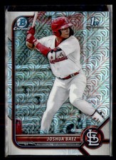 2022 Bowman #BCP-112 Joshua Baez Chrome Prospects Mojo Refractors
