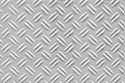 JTP Double Diamond Plate Pattern - G Scale - Model Scratch Building Plastic