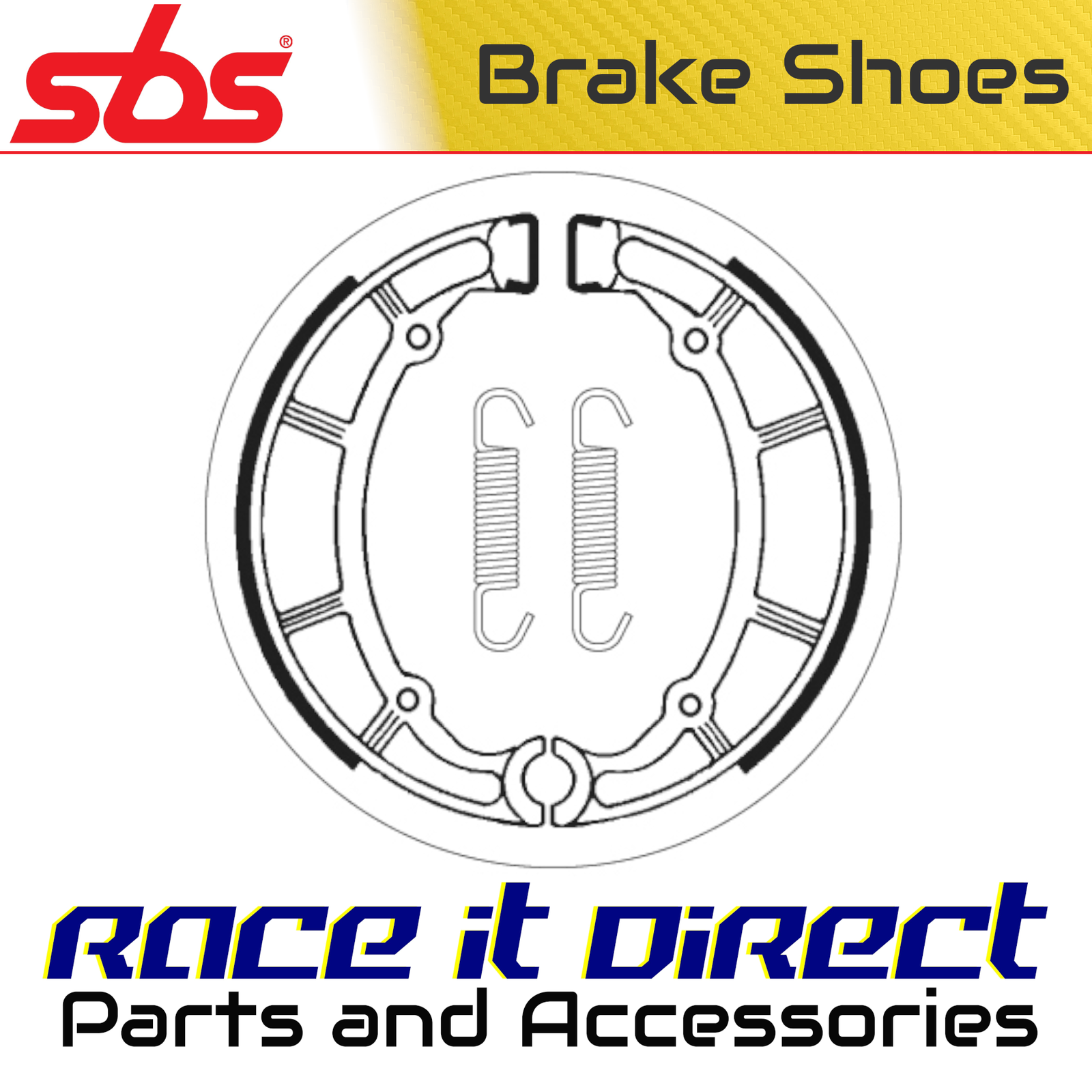 Brake Shoes for YAMAHA XV 700 SS VIRAGO 1986 Rear SBS