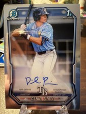 2026 Bowman Daniel Pierce Chrome Auto Autograph 1st Prospect #CPA-DP Rays
