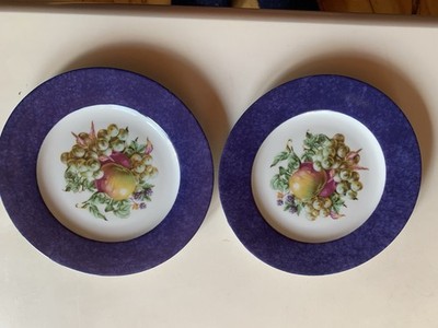 Laure Japy Paris, 2 Teller, Obstmotiv, 18 cm