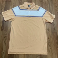 FootJoy Athletic Fit Golf Polo Shirt Mens Large Stoneybrook Sarasota Performance