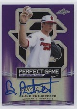 2015 Leaf Metal Draft Purple Prismatic 7/15 Blake Rutherford #BA-BR2 Auto 2a9