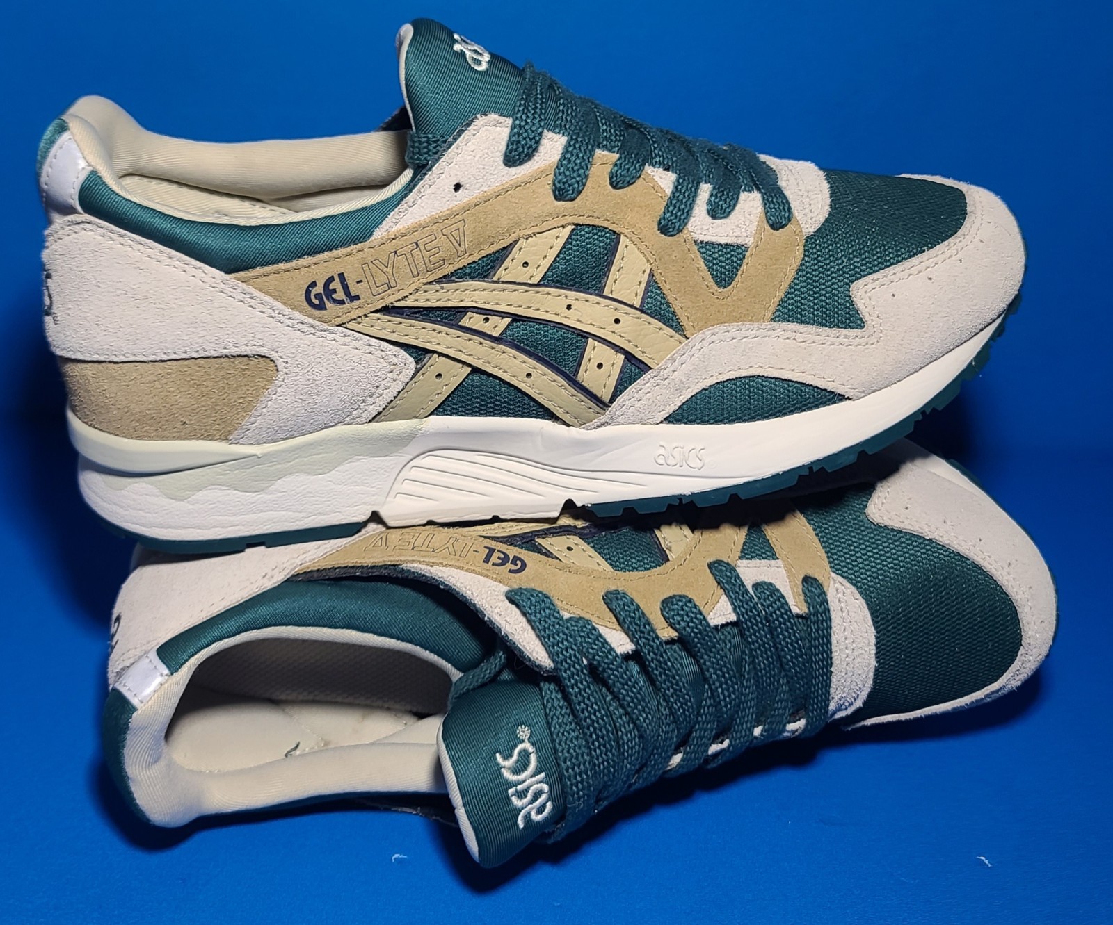 ASICS Gel Lyte 5 Men's  Dark Neptune-Sand Running Sneakers Shoes Size 7.5 US thumbnail 5