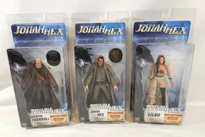 Complete Set NECA Jonah Hex Series 1 Figures Jonah Hex, Lilah, Quentin Turnbull - Image 1 of 4
