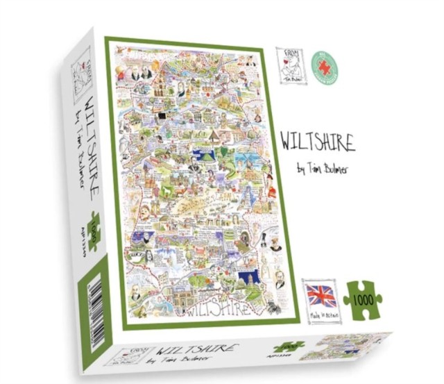Map of Wiltshire Jigsaw 1000 Piece Puzzle (General merchandise)